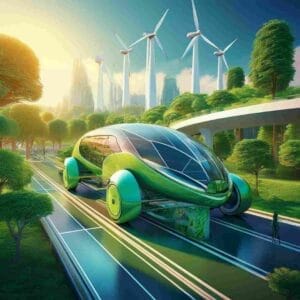demonstrating how eco-friendly transport systems can help our dying earth.